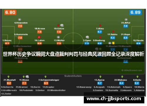 世界杯历史争议瞬间大盘点裁判判罚与经典风波回顾全记录深度解析 世界杯历史争议瞬间大盘点裁判判罚与经典风波回顾全记录深度解析